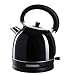 Produktbild Monzana Wasserkocher 1,8 L Teekocher Edelstahl Retro Design kabellos 2200W Teekessel BPA frei Überhitzungsschutz Schwarz