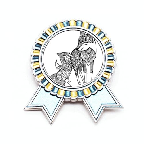 Broche Art Déco Métal M - Personnalisez vos Vestes Sans Abîmer le Tissu
