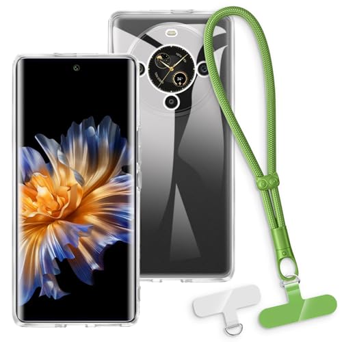 OAGELIM 2-in-1�ی�P�[�X�ƃ��X�g�X�g���b�v Fossibot S3 Pro �Ƃ̌݊������� ���O���\�ȃ��j���[�h�t���d�b�J�o�[�A����~�ߕ����h�~�O���b�v�n���h�� (�N���A + �O���[��)