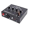 Fabater Mic Preamp, 3 Channel XLR Input 60db Gain Range 48V Power Microphone Preamp, Interface with Balanced Circuit Low Noise Output for Recording Streaming Podcasting #4