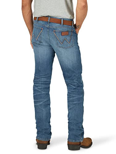 Image of Wrangler Men's Retro Slim Fit Straight Leg Jean