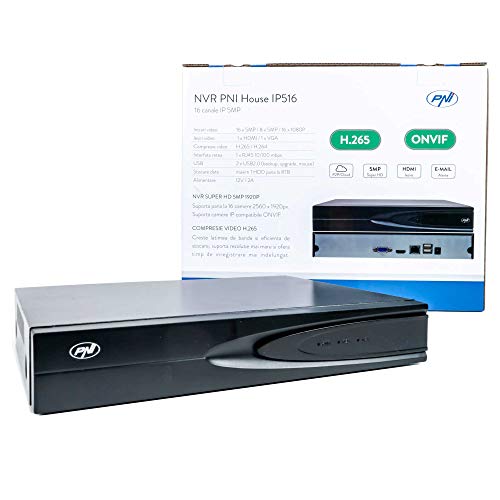 Preisvergleich Produktbild NVR PNI House IP516, 16 Kanal IP 5MP, H.265, ONVIF