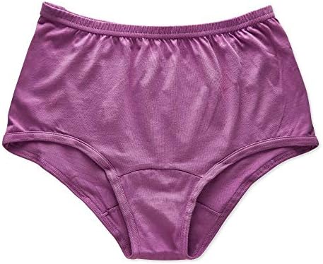 Heiress Brief Panties for Women, 100% Soft Combed Cotton, High Waist, 2-Pack Lavendar 8