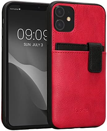 kalibri Cover in pelle compatibile con Google Pixel 8 - Cover con porta carte e funzione Stand chiusura magnetica - Wallet Case Custodia protettiva - Bussola vintage marrone