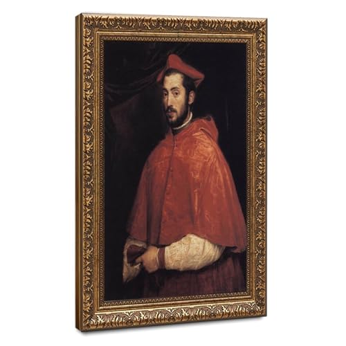 Tableau Titien Cardinal Alessandro Farnese 61x91cm