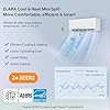 SIMOE ELARA Series 12,000BTU Mini Split Air Conditioner - Heat Pump, Heat Lower as -13°F, 115V 24 SEER2, Compatible with Alexa, Inverter Ductless Air Conditioner,1 Ton Pre-Charged Condenser, White #1