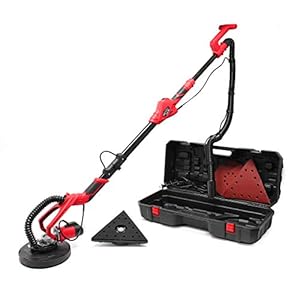 Wandschuurmachine, plafondslijper, 710 W, 225 mm, droogbouwschuurmachine, schuurmachine met lange hals