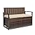 VINGLI Outdoor Bench Garden Bench, Outdoor Storage Bench Outdoor Bench with Storage 70 Gallon Deck Box Porch Bench