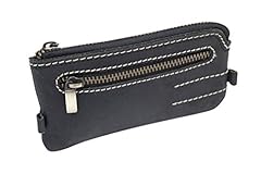 Portachiavi uomo per le chiave Used Look LEAS, Vera Pelle - Vintage-Collection (nero)