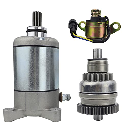 Xinghoputh Starter And Bendix And Relay 3090188 For Polaris Atv Sportsman 500 400 2006-2012,Scrambler 500 2007-2012,Trail Boss 330 08-13,Utv Ranger 500 400 07-14 18645 #TOP1