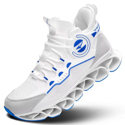 Image of Men's Running Shoes Fashion Sneakers Breathable Blade Non Slip Walking Shoes Gym Sport Trainer Athletic