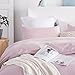 JOHNPEY Duvet Cover Queen (1 Duvet Cover+2 Pillow Shams),Soft Washed Microfiber Bedding Set with Zipper Closure,No Comforter