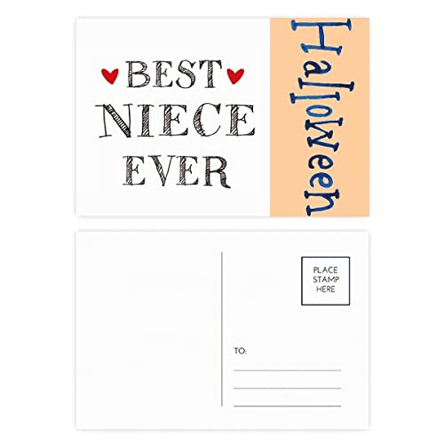 Cartes Best niece ever en lot de 20, l'attention idéale pour sa fête