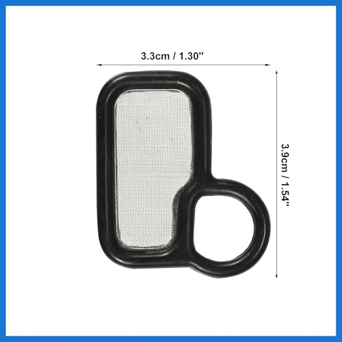 Image of Car Solenoid Gasket Spool Valve Filter Screen Fit for Honda CR-V - Pack of 1 Black Auto Accessories