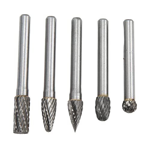 Set de 5 fresas rotativas de carburo de tungsteno miniatura 6
