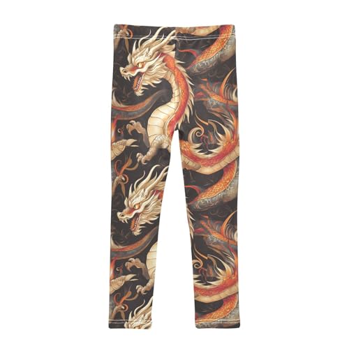 Girls Leggings Dragon Toddler Girls Clothes Leggings for Girls Toddler Girls Leggings 3-4T2