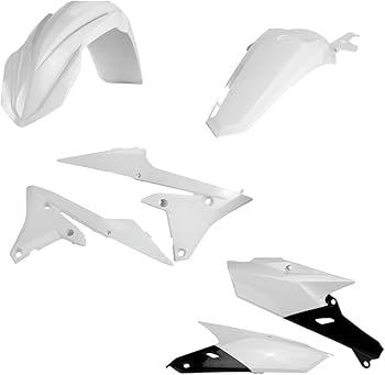 Amazon.com: Acerbis Replica Plastic Kit White for Yamaha WR450F