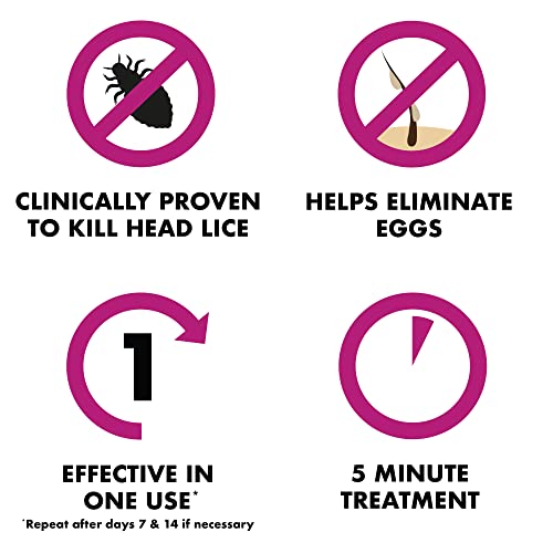 Full Marks Head Lice Solution with Comb - 4 Treatments 200 ml