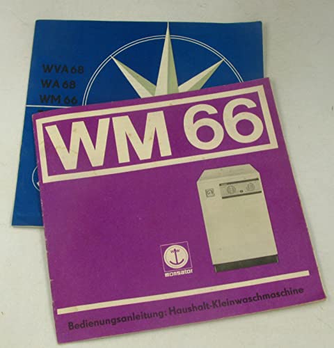 Bedienungsanleitung Haushalt-Kleinwaschmaschine WM 66 inkl. Vertragswerkstättenverzeichnis