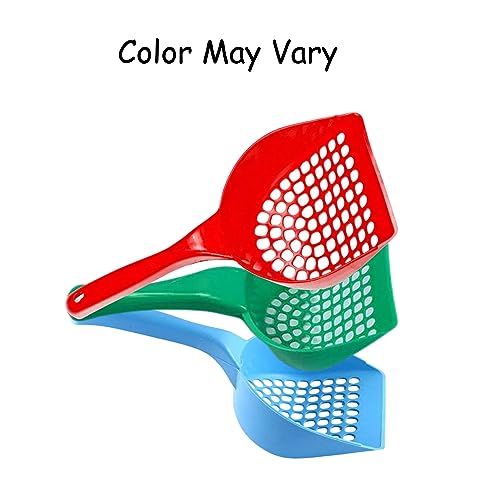 Image of Foodie Puppies Durable (Cat Scooper) Litter /Poop Scooper - (Color May Vary) | Easy to Scoop, Comfortable Grip Handle | Scoop Cum Shovel Suitable for Cats, and Kittens (Pack of 2)