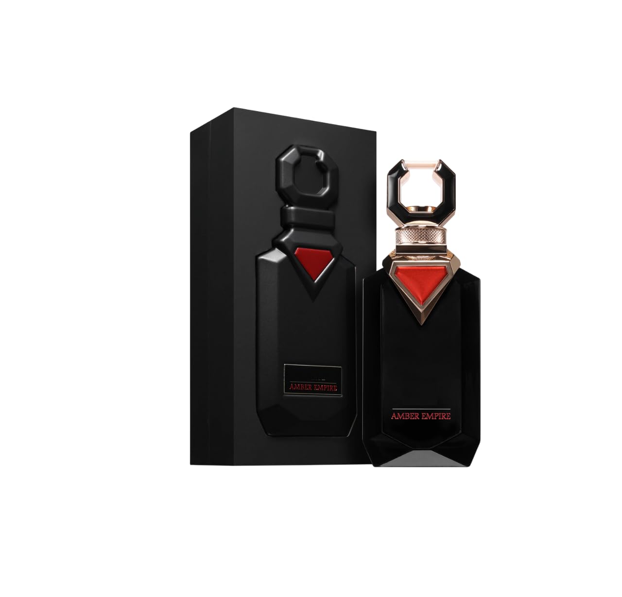 Amber Empire Eau de Parfum 100ml, Perfume Árabe para Hombre de Larga Duración, Incluye Atomizador Recargable, Fragancia Oriental de de Lujo con Notas de Ámbar, Azafrán y Almizcle Blanco (Amber Empire)