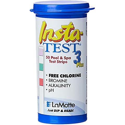 LaMotte Insta-Test 3-Way Swimming Pool and Spa Test Strip (Tests for Chlorine, Bromine, pH and Alkalinity) Cover