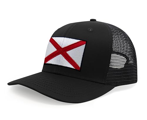 Image of International Tie State Hat for Men and Women, Adjustable Snapback Trucker Baseball Cap with Embroidered Patch