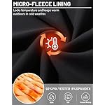 TACVASEN Men's Thermal Shirt Long Sleeve Fleece Lined Base Layer Lightweight Athletic Undershirt Winter Tops Workout - Image 2