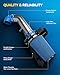 PHILTOP Cold Air Intake Kit for Silverado/Sierra 1500 1999-2006 4.3L, Silverado 2500 HD 2001-2006 6.0L, Tahoe 2000-2006 5.3L (Blue)