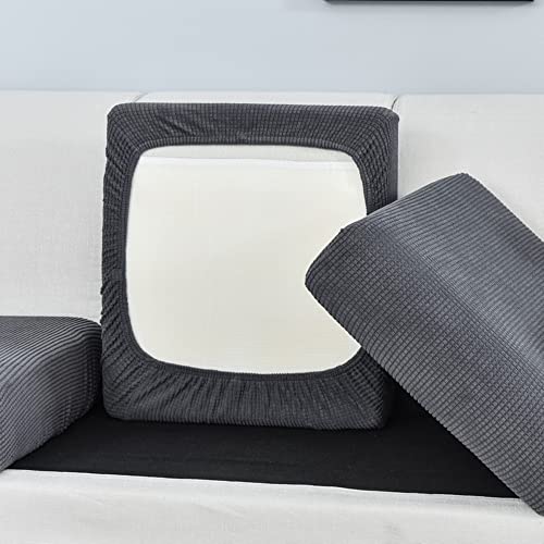 BOLUXIU Housse de Coussin de siège de canapé élastique Extensible Plusieurs Couleurs Convient à Tous Les canapés – vue 6