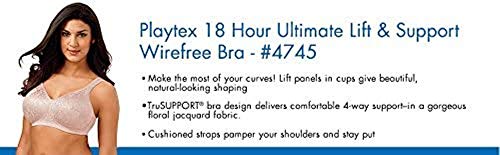 image for Playtex Women's 18 Hour Ultimate Lift and Support Wire Free Bra US4745