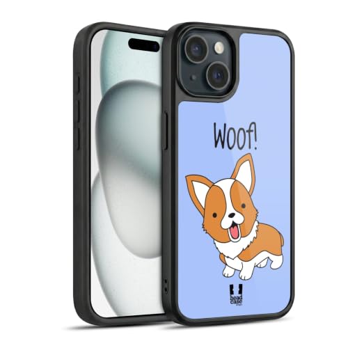 Coque iPhone 15 corgi de protection militaire renforcée contre les chutes