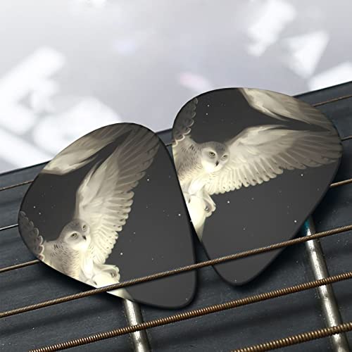 Ensemble de 12 médiators de guitare White Owl pour guitare acoustique, guitare électrique, contrebasse, ukulélé - Les Beatles, Paul McCartney, John Lennon, RIngo Starr, George Harrison Ensemble de 12 médiators de guitare White Owl pour guitare acoustique, guitare électrique, contrebasse, ukulélé – Image 8