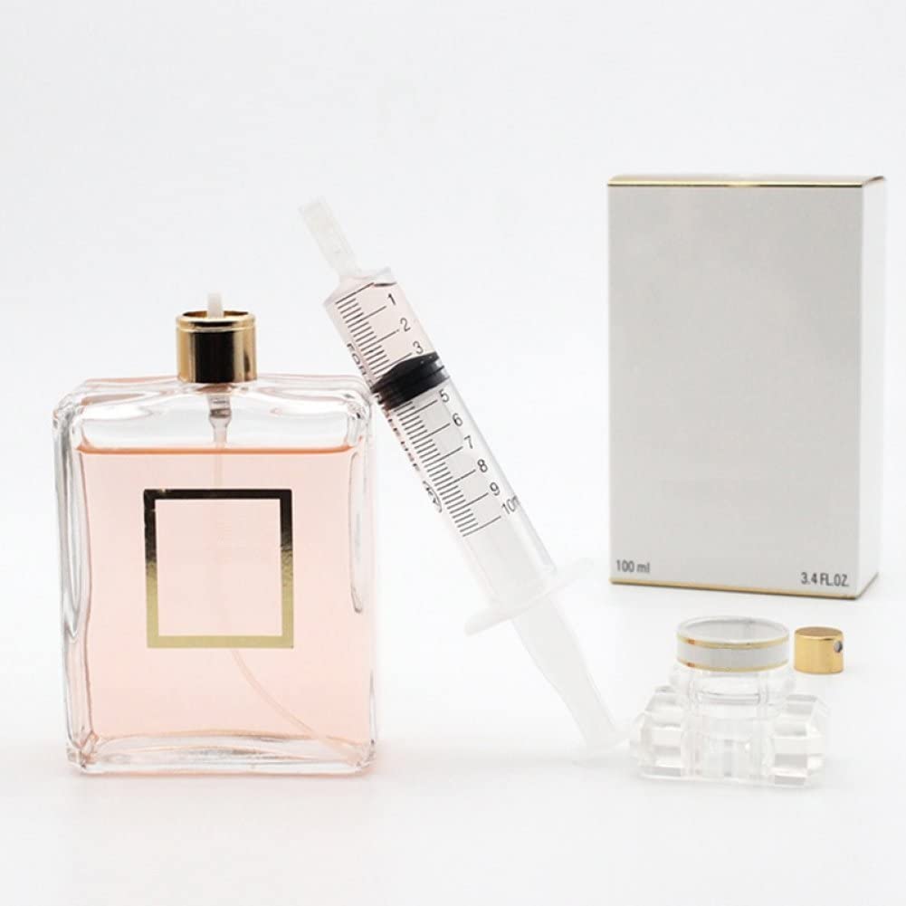 5 ml/10 ml/20 ml strzykawka plastikowy dozownik perfum narzędzia wkład kosmetyczny do wielokrotnego napełniania butelki ilościowe dozowanie