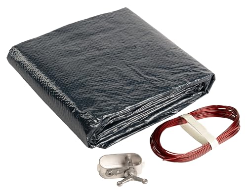 Winter Block Winter Pool Cover for Above Ground Pools 15’ Ft., Round Winter Aboveground Pool Cover, 8-Year Warranty - Image 2