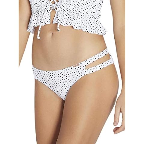 YSABEL MORA Braga Bikini Talle bajo Lunares Mujer Blanco Cover