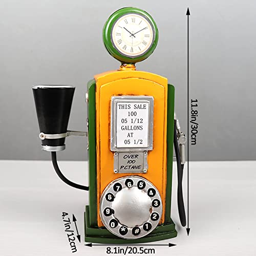 Téléphone fixe à l'ancienne rétro avec combiné filaire et cadran
