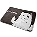 Produktbild Klotr Fußabtreter, Dog Non-Slip Memory Foam Bath Mat Absorbent Super Cozy Velvet Bathroom Rug Carpet