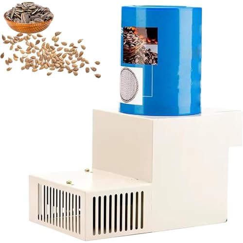 Automatischer Sonnenblumenkern-Schäler mit Gebläse & Sieb, verstellbarer Edelstahl-Batch-Schäler für den Heimgebrauch