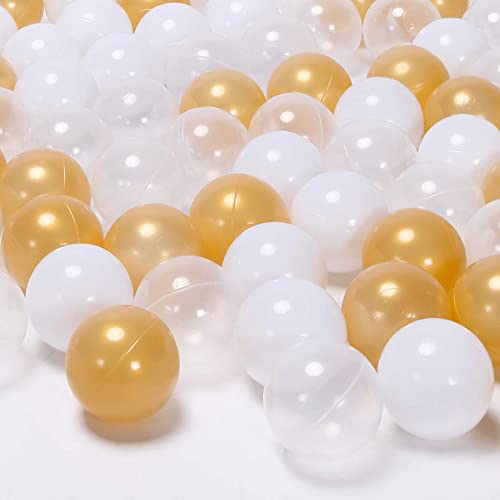 image for STARBOLO Ball Pit Balls for Kids- 100 Pieces Colorful Balls - Pearl Go