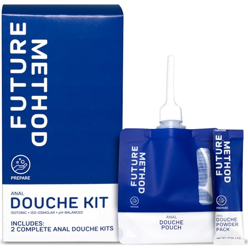 Anal Douche Kit 200ml - Disposable Intimate Wash - All-in-1 Anal Cleaner with Isotonic and Iso-Osmolar Solution - Hydrating and Calming Gentle Care for Safe and Confident Play, (Pack of 2)
