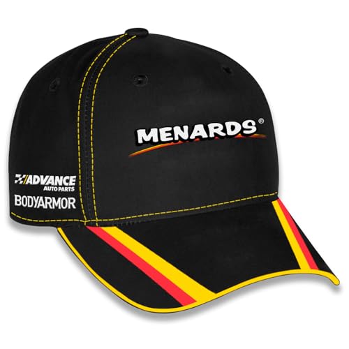 Gorra ajustable negra sublimada Checkered Flag Sports miniatura 5