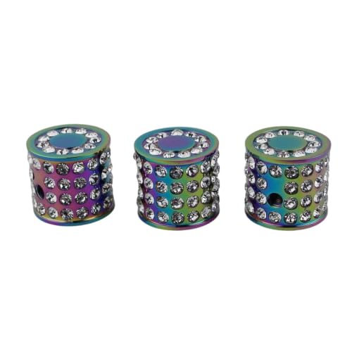 Boutons de basse en cuivre anti-glisse style diamant cassé pour guitare