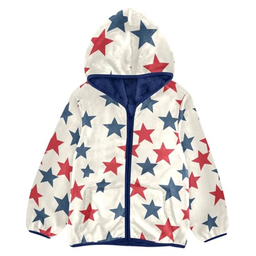 American Stars Girls Fleece Jacket Girls Fall Jacket Girls Zip Up Hoodie Girls Sherpa Jacket 2-10T