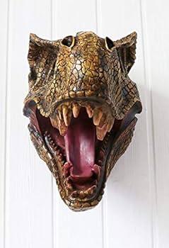 Amazon.co.jp: alikiki ジュラシック恐竜の頭 壁掛け - Lサイズ