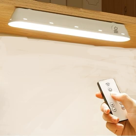 Luminária de Mesa LED Recarregável com Controle Remoto, Base Magn...