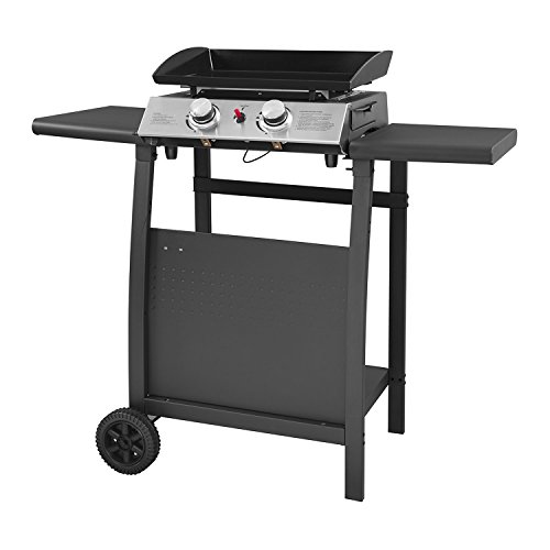 Happy Garden Plancha au gaz Mala - 2 brûleurs 5kW + Chariot