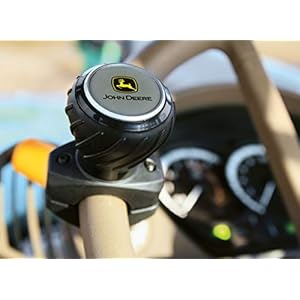 Original JOHN DEERE Luxus-Lenkradknauf Lenkhilfe MCXFA1567 mit schwarz-gelbem Logo