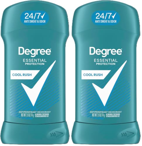 Image of Degree Men Original Antiperspirant Deodorant for Men, 48-Hour Sweat and Odor Protection, Cool Rush 2.7 oz (Pack of 2)