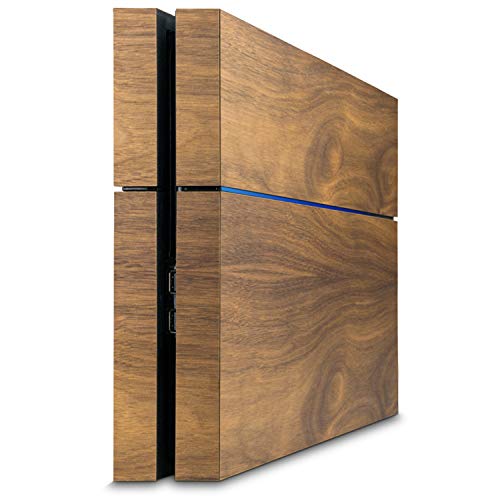 ® Walnuss Echtholzcover für Sony PlayStation 4 - Zubehör Design Case Cover Skin Schutz-Hülle - 100% handmade in Germany - 100% amerikanisches
